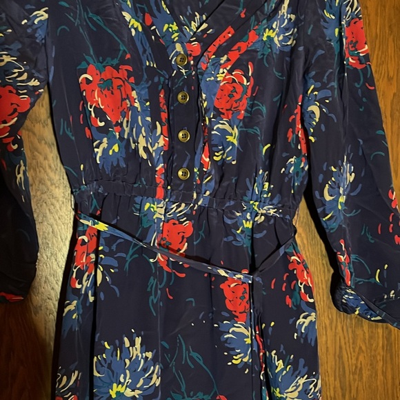 81 Poppies Floral Blue Dress - Picture 4 of 6